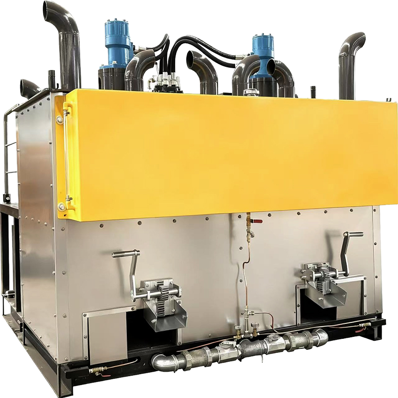 DCHP-1000DG油气两用液压双缸热熔釜